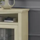 TV-meubel met 2 deuren en 3 open vakken Made in Italy - Ymir Viadurini