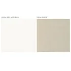 TV-meubel met 2 deuren in Canaletto en witte afwerking Made in Italy - Kari Viadurini