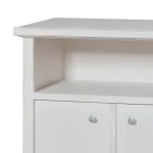 TV-meubel met open vak en 2 deuren Made in Italy - Alpan Viadurini