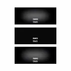 Wand tv-meubel in zwart kristal en metaal Made in Italy - Americio Viadurini