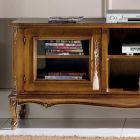Woonkamer TV-meubel in Bassano Walnoothout Gemaakt in Italië - Richard Viadurini