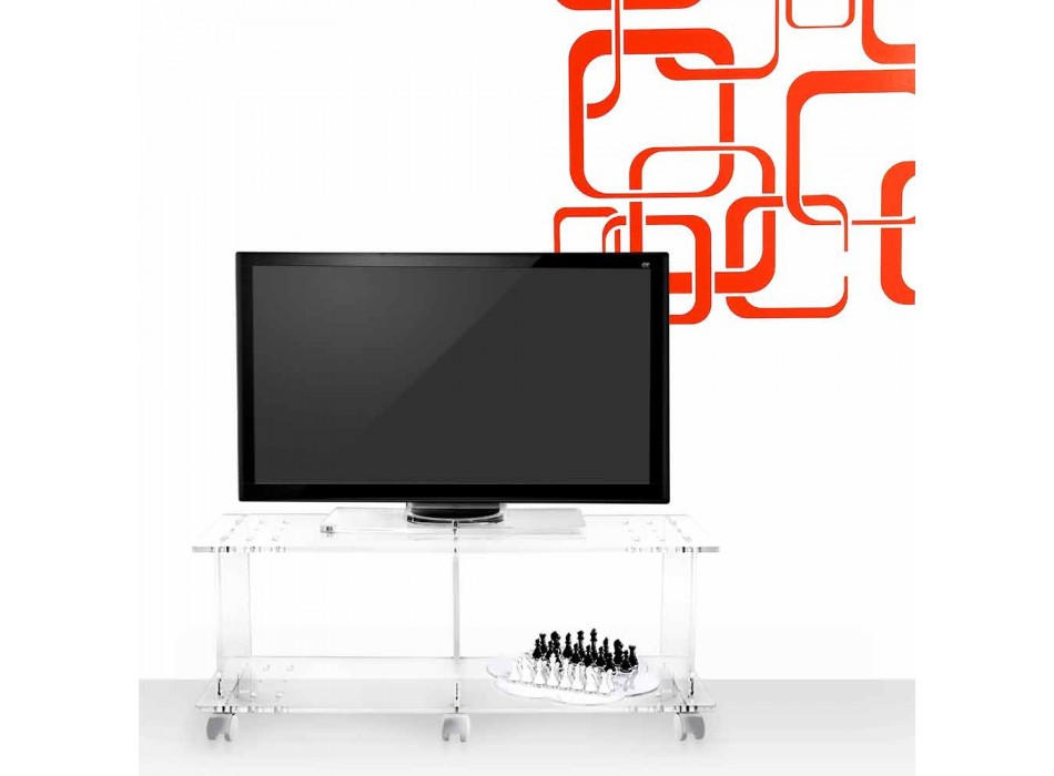 TV-meubel modern design plexiglas Magician Viadurini