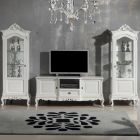 Bassano houten tv-meubel met Made in Italy-decoratie - Moloch Viadurini