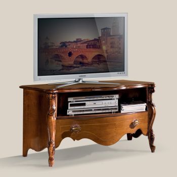 Bassano Walnoten TV-meubel met lade Made in Italy - Commodo