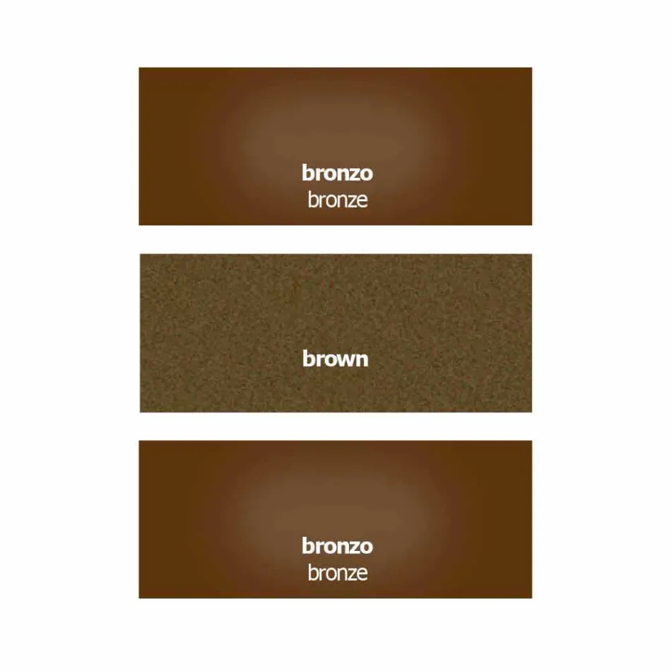 Hangende tv-standaard met satijnkristallen blad Gemaakt in Italië - Americio Viadurini