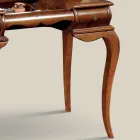 Klassieke make-up kaptafel in walnoothout gemaakt in Italië - Hastings Viadurini