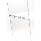 Vitrine van transparant plexiglas Italiaans design 4 planken - Raganella Viadurini