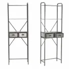 Modern design industrieel ijzeren badkamermeubel - Pome Viadurini