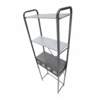 Modern design industrieel ijzeren badkamermeubel - Pome Viadurini