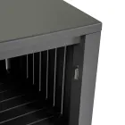 Buitenkast in aluminium met 1 deur in verschillende afwerkingen - Hotel Viadurini