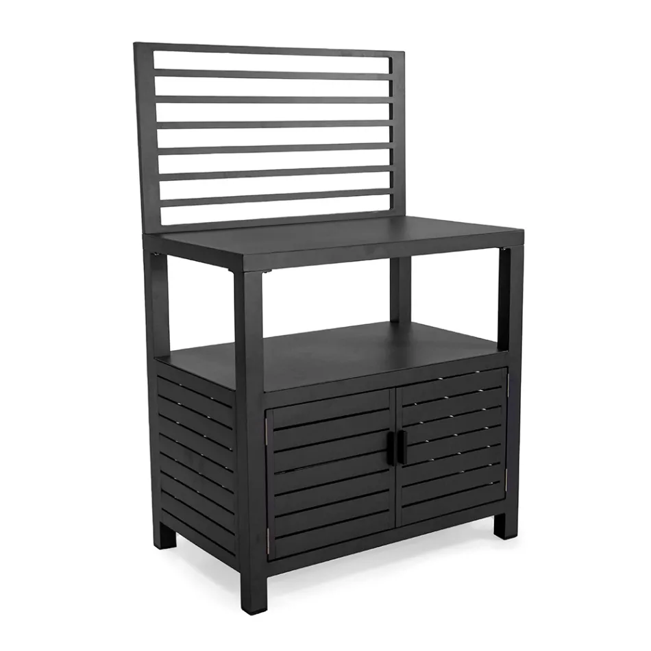 Buitenkast in aluminium met 2 deuren - Camera Viadurini