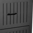 Buitenkast in aluminium met 2 laden in verschillende afwerkingen - Hotel Viadurini