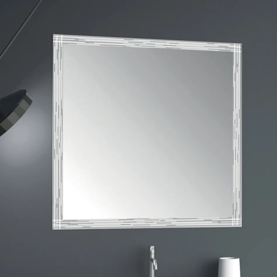 Grondbadmeubels in kopermetaal en wit Mdf Made in Italy - Cizco Viadurini