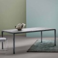 Bebop wit marmeren design tafel gemaakt in Italië