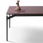My Home Dub designtafel in gelakt MDF H74xL200cm gemaakt in Italië Viadurini