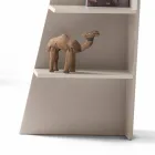 My Home Esquina design hoek boekenkast MDF gelakt H220cm gemaakt in Italië Viadurini