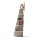 My Home Esquina design hoek boekenkast MDF gelakt H220cm gemaakt in Italië Viadurini