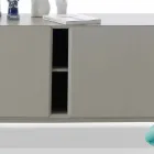 My Home Mirage design dressoir van gelakt MDF H71xL210cm gemaakt in Italië Viadurini