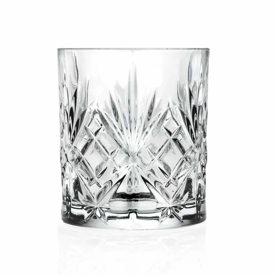 Ouderwetse Tumbler Lage Cocktailglazen 12 Stuks Kristal - Cantabile Viadurini