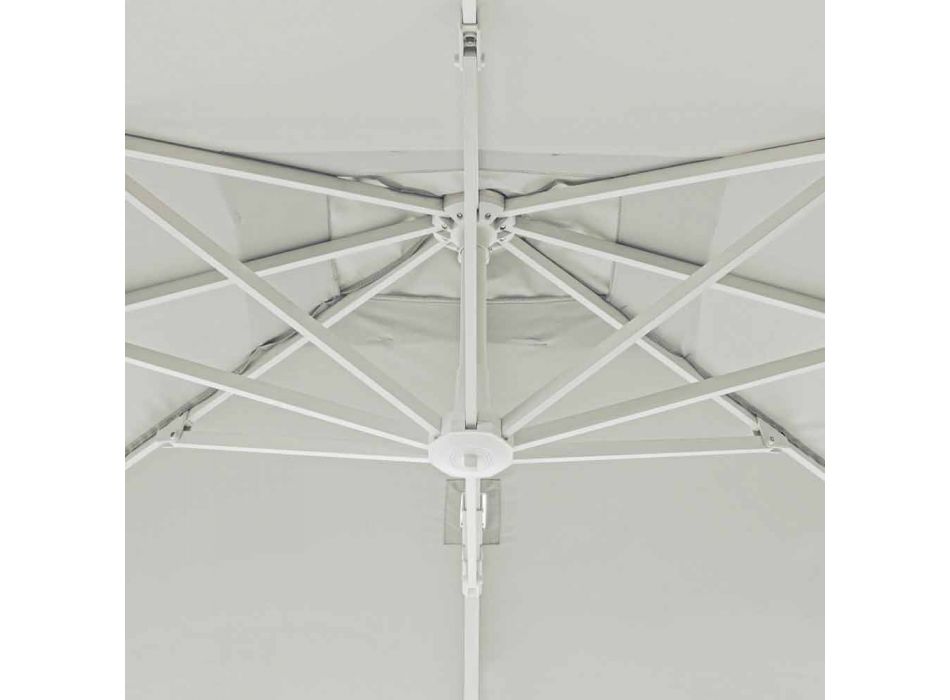 2x3 buitenparaplu van polyester met aluminium structuur - Fasma