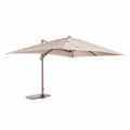 Outdoor parasol, 3x4 met zandkleurige polyesterdoek - Flamingo