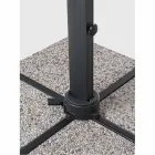 Buitenparaplu 4x4 in lichtgrijs polyester en aluminium - Daniel Viadurini