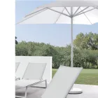 Buitenparasol met aluminium structuur en acrylstof - Jayce Viadurini