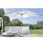 Buitenparasol met aluminium structuur en acrylstof - Jayce Viadurini