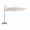 3x4 waterafstotende parasol met aluminium paal - Zeus van Talenti