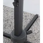 3x4 Tuinparaplu met Lichtgrijze Polyester - Dalton Viadurini