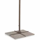 3x4 Tuinparaplu van polyester met aluminium structuur - Texas Viadurini