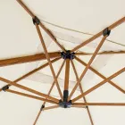 3x4m tuinparaplu in aluminium en polyester, Homemotion - Marco Viadurini