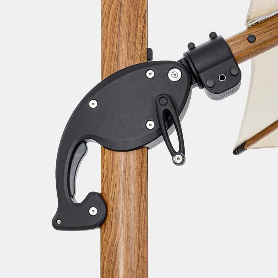 3x4m tuinparaplu in aluminium en polyester, Homemotion - Marco Viadurini