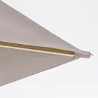 Tuinparasol met duifgrijs polyester canvas 3x4 m, Homemotion - Lucius Viadurini