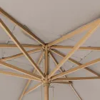 Tuinparasol met duifgrijs polyester canvas 3x4 m, Homemotion - Lucius Viadurini