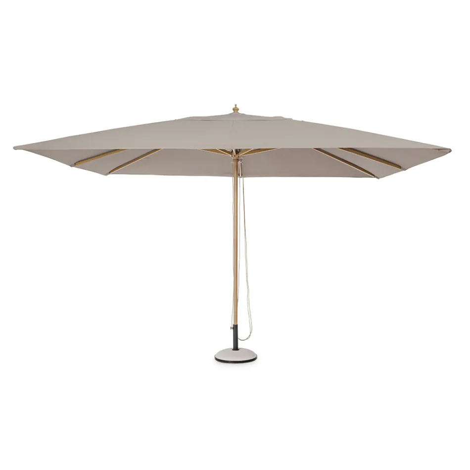 Tuinparasol met duifgrijs polyester canvas 3x4 m, Homemotion - Lucius Viadurini