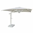 Tuinparasol in wit of antraciet aluminium 300x200 cm - Lapillo Viadurini