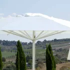 Tuinparaplu van acrylstof en aluminium Made in Italy - Solero Viadurini