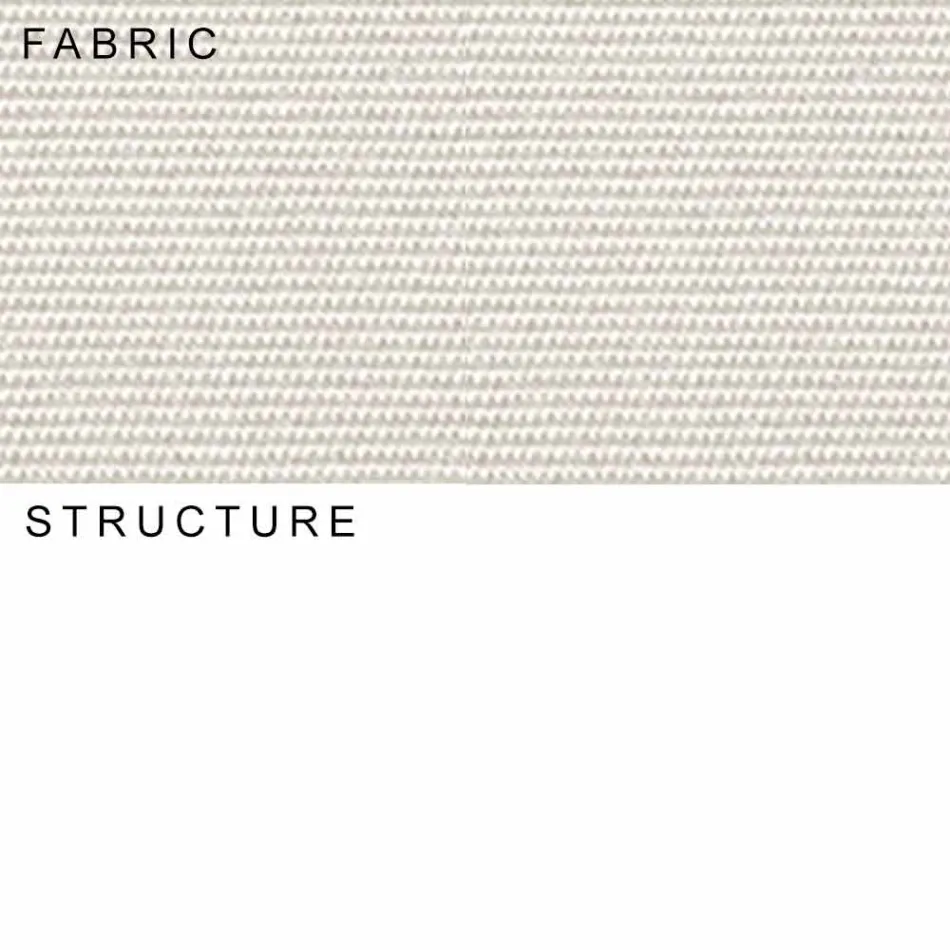 Tuinparaplu van acrylstof en aluminium Made in Italy - Solero Viadurini