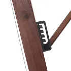 Massief houten paraplu met PVC gecoate polyester luifel - Devoir Viadurini