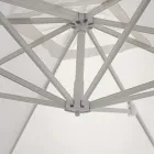 Polyester paraplu met handvat en zijstok - Nexa Viadurini