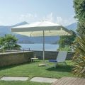 Vierkante parasol van 3x3 meter in harsgecoat polyester - Arbor