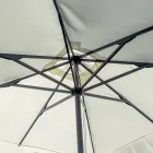 Vierkante parasol van 3x3 meter in harsgecoat polyester - Arbor Viadurini