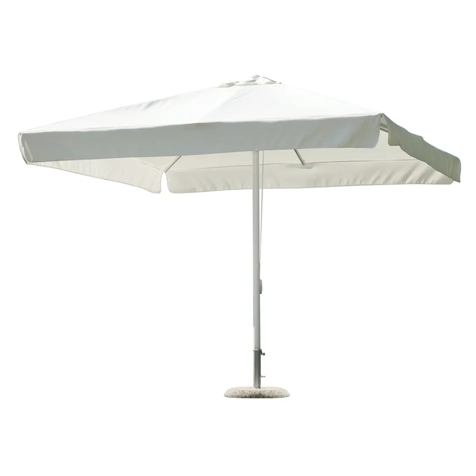 Vierkante parasol van 3x3 meter in harsgecoat polyester - Arbor Viadurini
