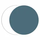 Grote wandklok in gekleurd hout zeshoekig modern design - Nidodape Viadurini