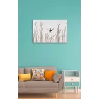 Rechthoekige Modern Design Witte Houten Wandklok - Filigraan Viadurini