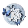 Klok met vlinderdecoratie in verschillende afwerkingen Made in Italy - Manchetknopen