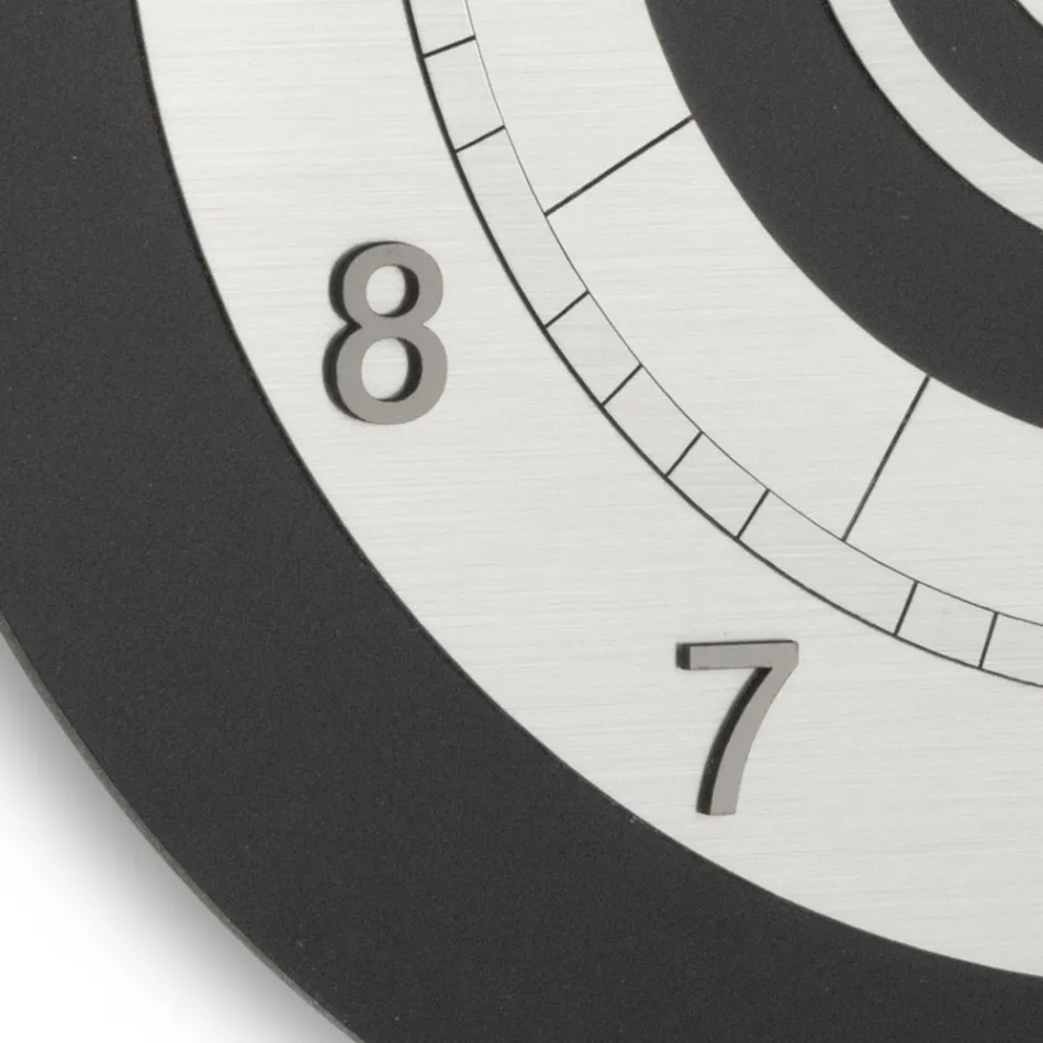 PVC wandklok in verschillende tinten Made in Italy - Flux Viadurini