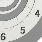 PVC wandklok in verschillende tinten Made in Italy - Flux Viadurini