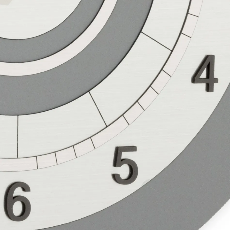 PVC wandklok in verschillende tinten Made in Italy - Flux Viadurini